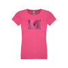 Thumbnail image for  Next Level Girls Fuchsia Fashion Fit T Shirt
