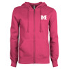 Thumbnail image for  ENZA Womens Fuchsia Fleece Full Zip Hoodie