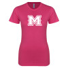 Thumbnail image for  Next Level Womens Fuchsia Boyfriend Tee