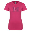 Thumbnail image for  Next Level Womens Fuchsia Boyfriend Tee