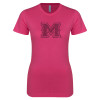 Thumbnail image for  Next Level Womens Fuchsia Boyfriend Tee