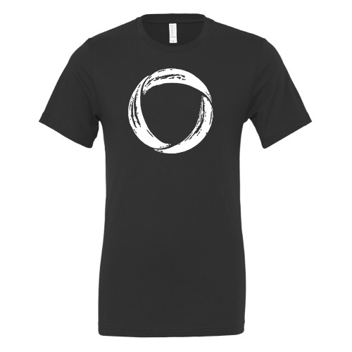  Bella + Canvas Black Jersey Cotton T Shirt - Minerva University Symbol