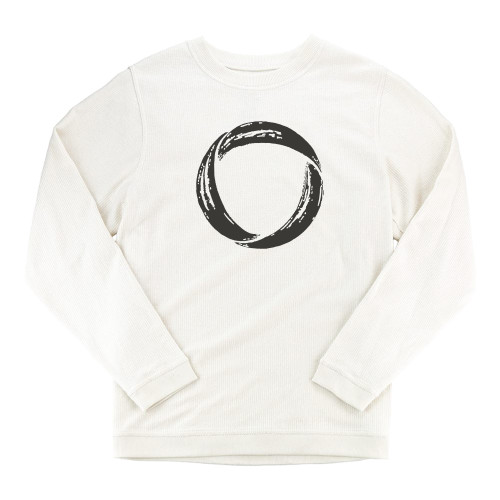  Boxercraft Womens Cream Corded Crew - Minerva University Symbol