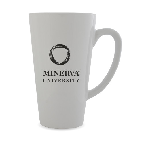  Full Color Latte Mug 17oz - Minerva University Primary Mark