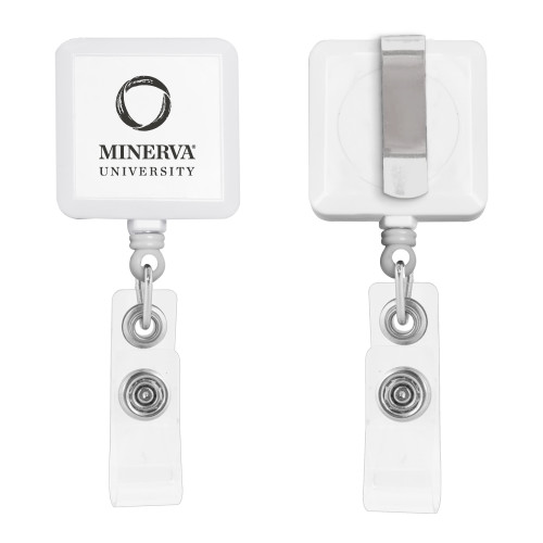 Main Image for  White Square Retractable Badge Holder