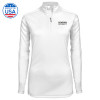 Thumbnail image for  Syntrel Womens White Interlock 1/4 Zip