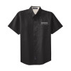 Thumbnail image for  Black Twill Button Down Short Sleeve