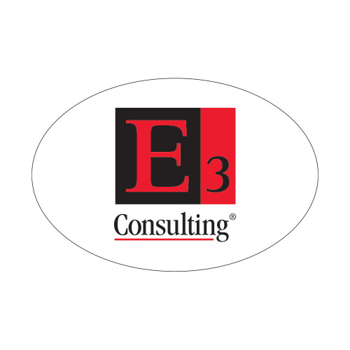 Small Decal-E3 Consulting, 5in Wide