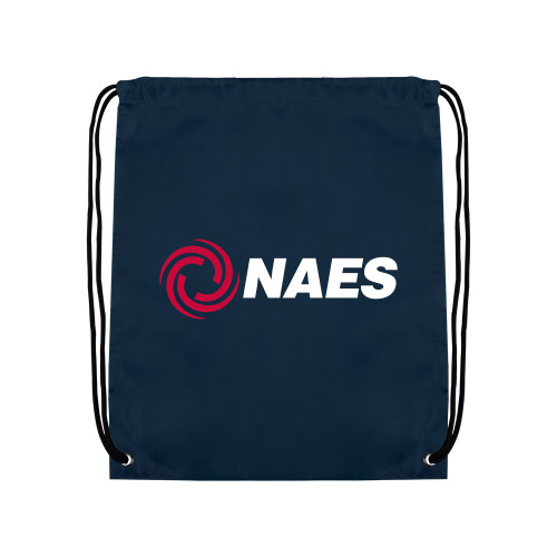 Navy Drawstring Backpack-NAES
