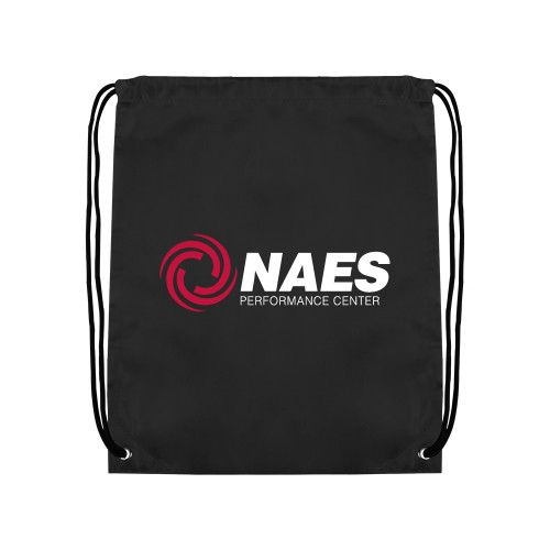 Black Drawstring Backpack-NAES Performance Center