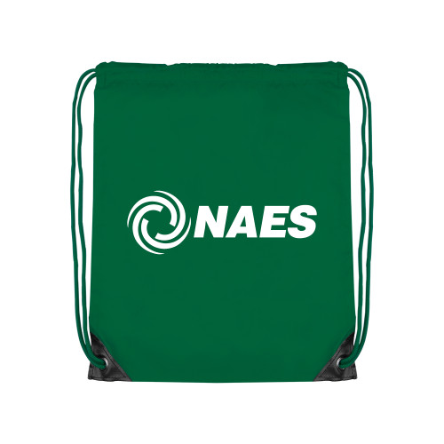 Kelly Green Drawstring Backpack-NAES