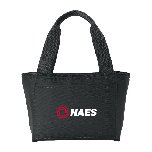 Insulated Black Lunch Tote-NAES