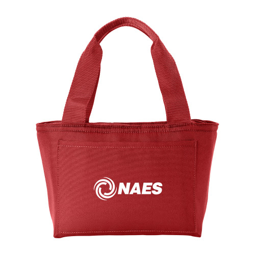 Insulated Red Lunch Tote-NAES