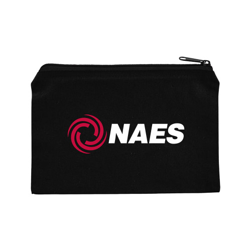 8oz. Black Cotton Travel Pouch-NAES