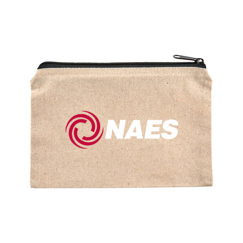 8oz. Natural Cotton Travel Pouch-NAES