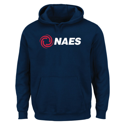 Extended Navy Hoodie-NAES - PLUS