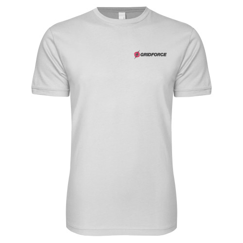 Next Level White SoftStyle T Shirt-Gridforce