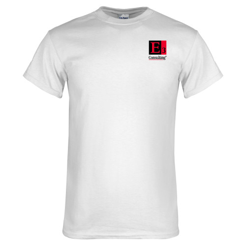 White T Shirt-E3 Consulting