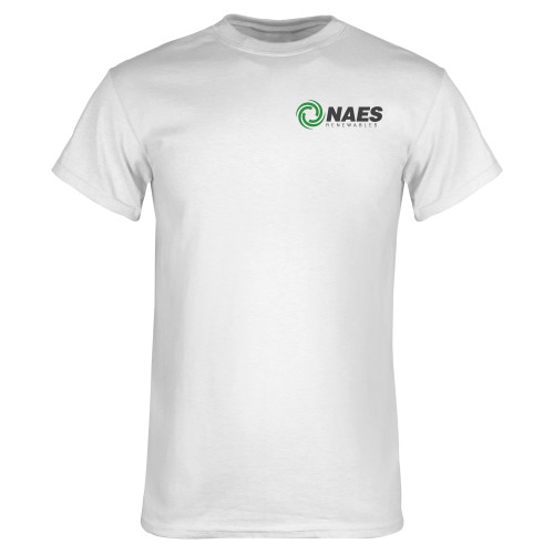 White T Shirt-NAES Renewables