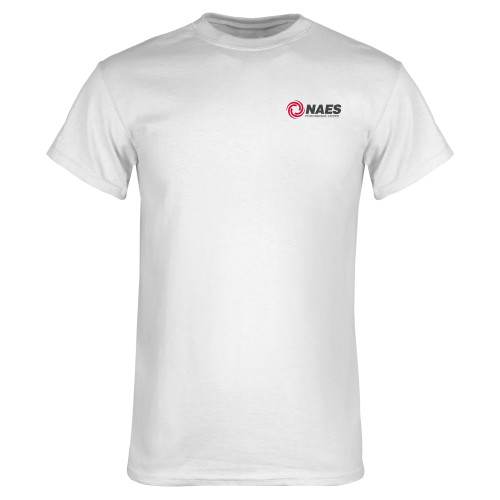 White T Shirt-NAES Performance Center
