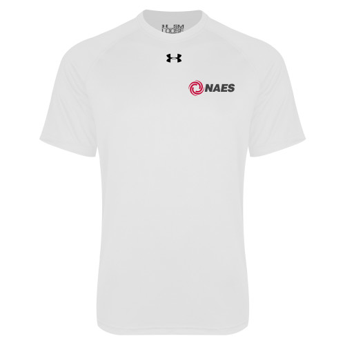 Under Armour White Tech Tee-NAES