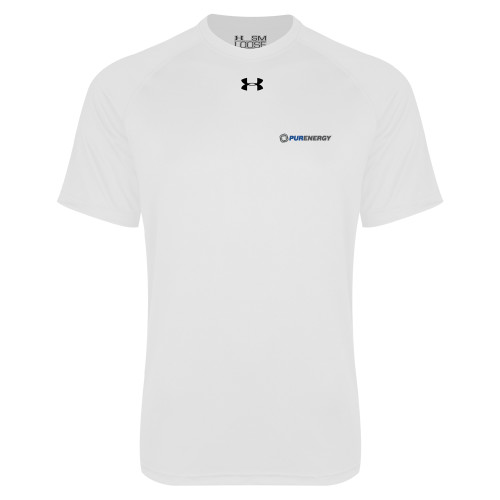 Under Armour White Tech Tee-PurEnergy
