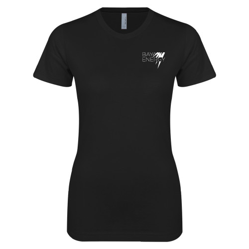 Next Level Womens Black Boyfriend Tee-NAES Bay4 Energy