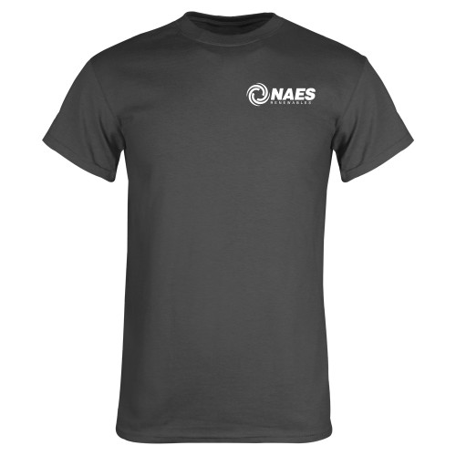 Charcoal T Shirt-NAES Renewables
