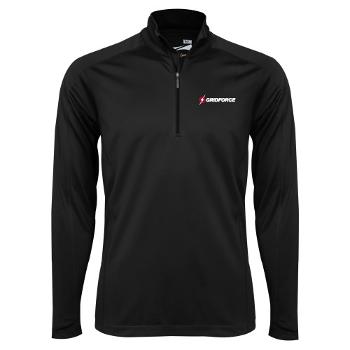 Syntrel Black Interlock 1/4 Zip-Gridforce