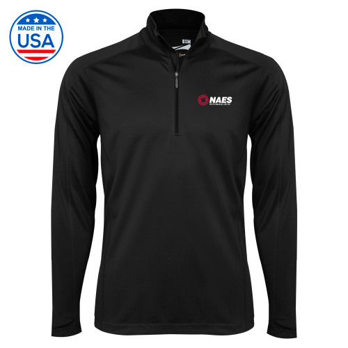 Syntrel Black Interlock 1/4 Zip-NAES Performance Center