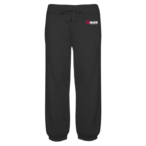 ENZA Womens Black Banded Fleece Capri-NAES Performance Center
