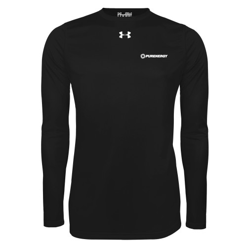 Under Armour Black Long Sleeve Tech Tee-PurEnergy