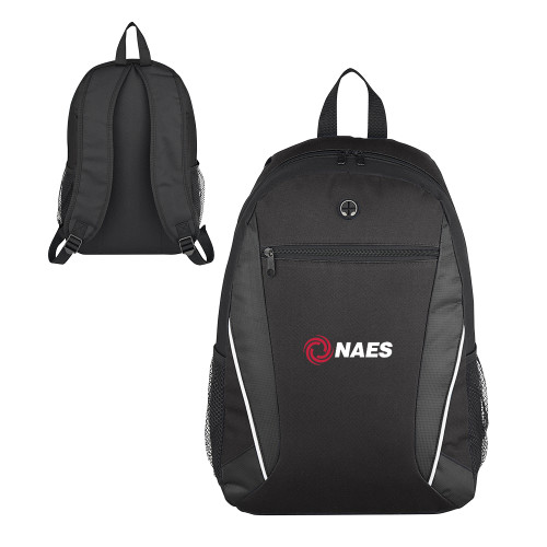 Homerun Black Computer Backpack-NAES