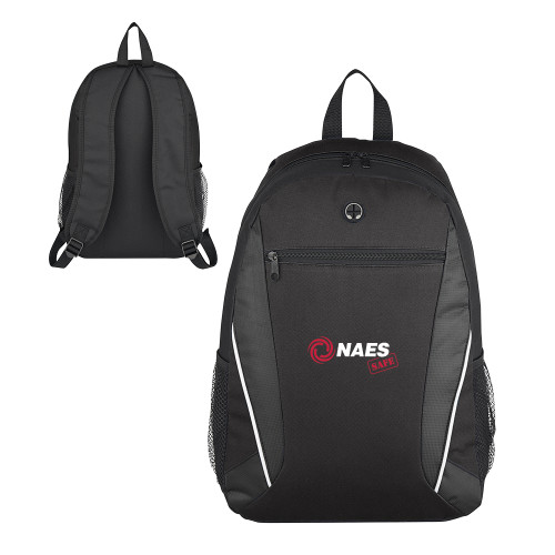 Homerun Black Computer Backpack-NAES Safe