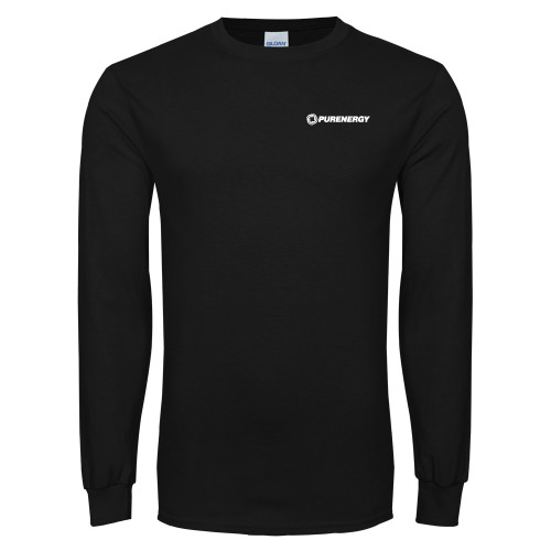 Black Long Sleeve T Shirt-PurEnergy