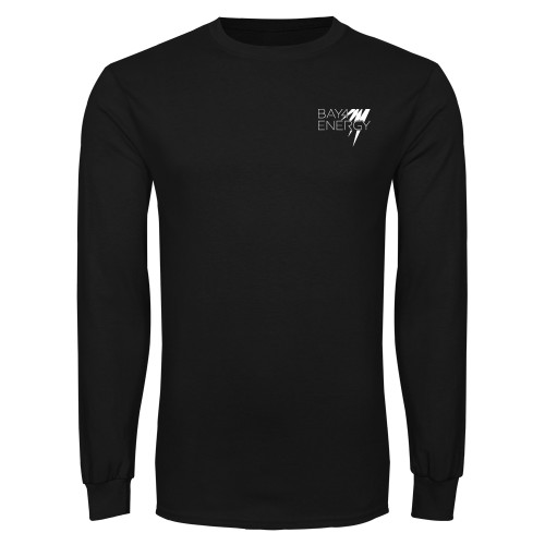 Black Long Sleeve T Shirt-NAES Bay4 Energy