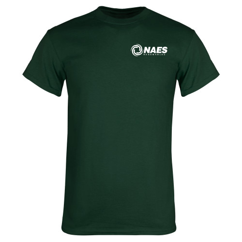 Dark Green T Shirt-NAES Renewables