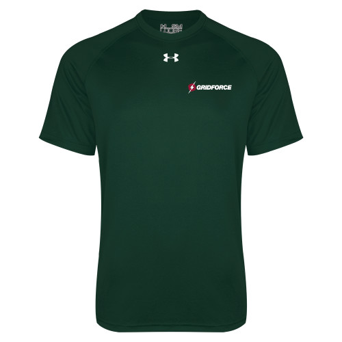 Under Armour Dark Green Tech Tee-Gridforce