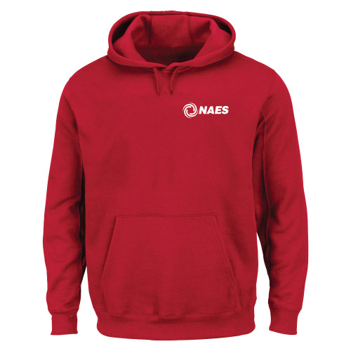 Extended Red Hoodie-NAES - PLUS