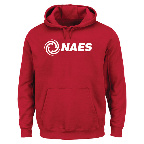 Extended Red Hoodie-NAES - PLUS