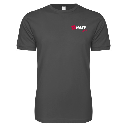 Next Level Charcoal SoftStyle T Shirt-NAES Safe
