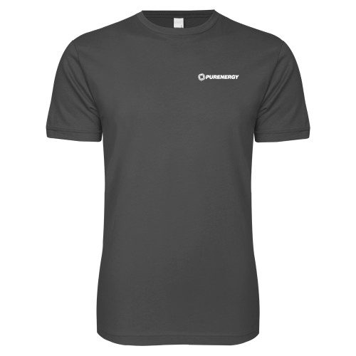 Next Level Charcoal SoftStyle T Shirt-PurEnergy