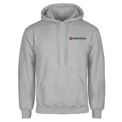 Grey Fleece Hoodie-Gridforce