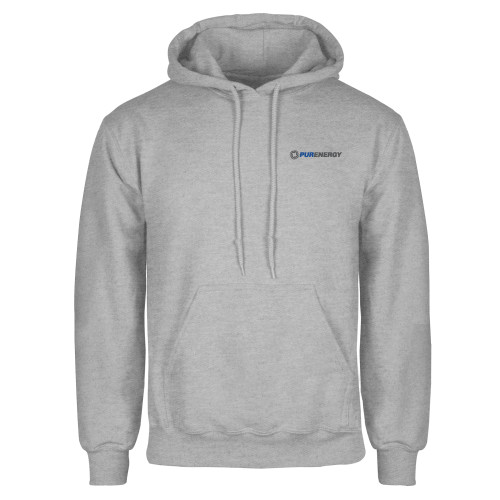 Grey Fleece Hoodie-PurEnergy