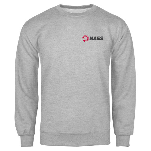 Grey Fleece Crew-NAES