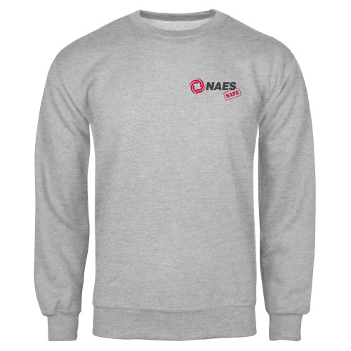 Grey Fleece Crew-NAES Safe
