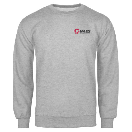 Grey Fleece Crew-NAES Performance Center