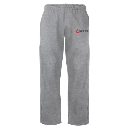 Grey Fleece Open Bottom Pant-NAES
