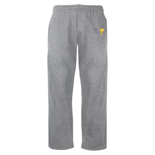 Grey Fleece Open Bottom Pant-NAES Bay4 Energy