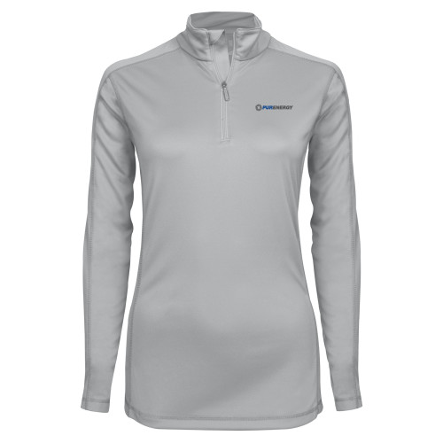 Syntrel Womens Platinum Interlock 1/4 Zip-PurEnergy